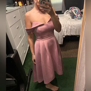 ASOS One Shoulder Pink Dress